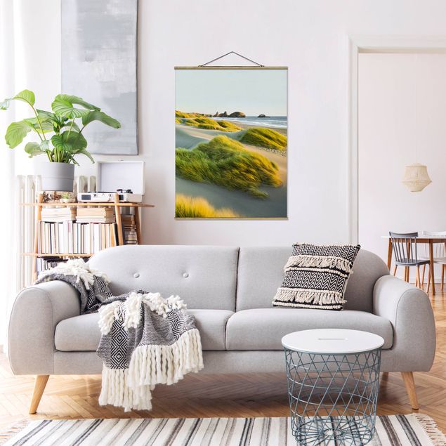 Beach canvas art Dunes And Grasses At The Sea
