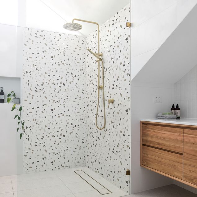 Shower wall cladding Detailed Terrazzo Pattern Pompei