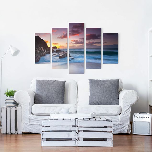 Landscape canvas prints By The Sea In Cornwall