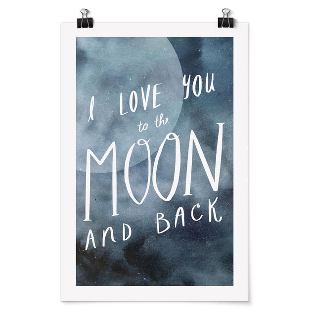 Posters quotes Heavenly Love - Moon