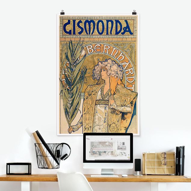 Kitchen Alfons Mucha - Poster For The Play Gismonda