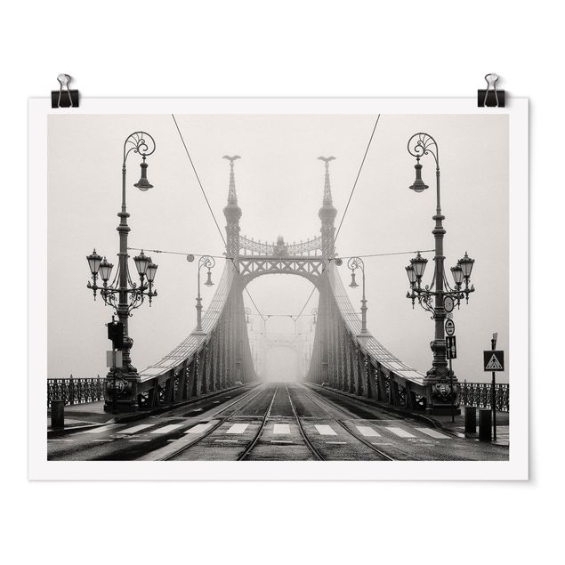 Architectural prints Bridge in Budapest