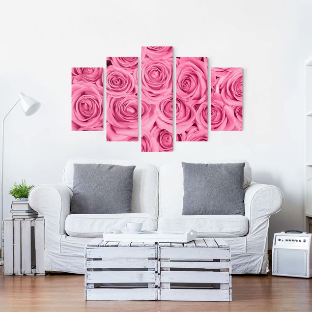 Prints floral Pink Roses