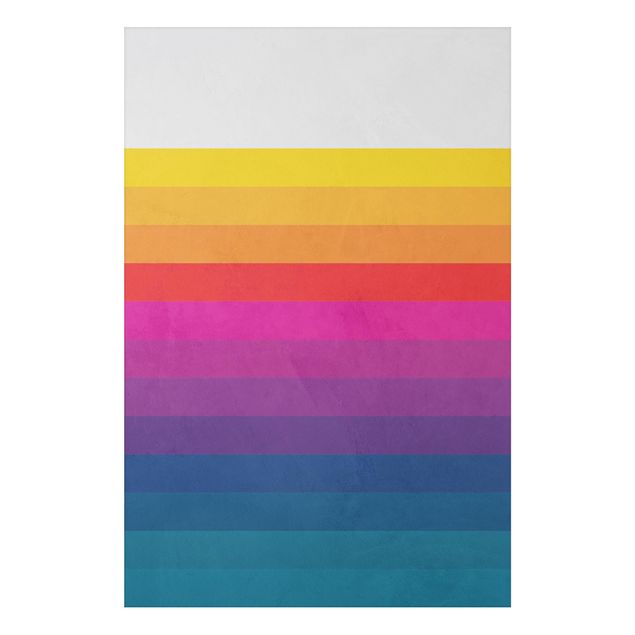 Prints nursery Retro Rainbow Stripes