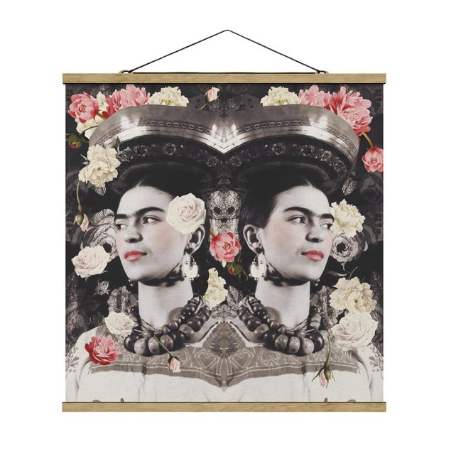 Prints floral Frida Kahlo - Flower Flood