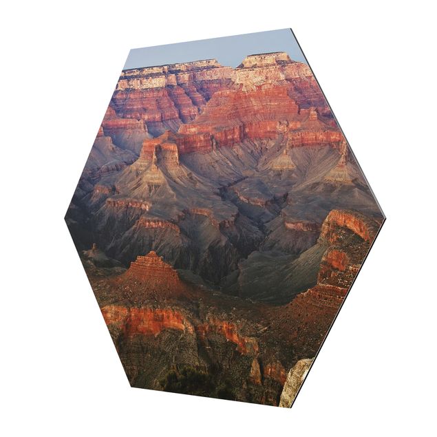 Orange art print Grand Canyon After Sunset
