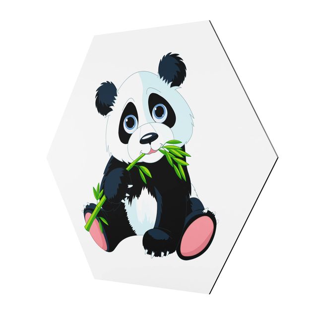 Prints Nibbling Panda