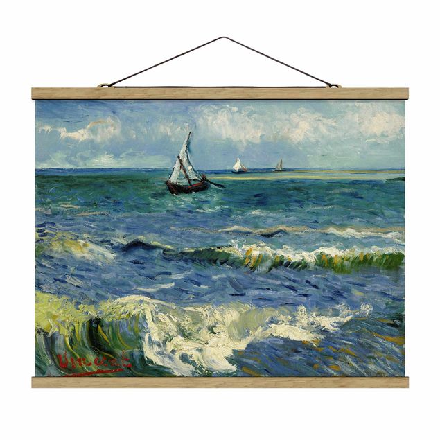 Post impressionism art Vincent Van Gogh - Seascape Near Les Saintes-Maries-De-La-Mer