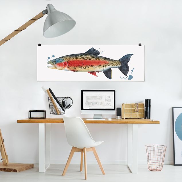 Animal wall art Color Catch - Trout