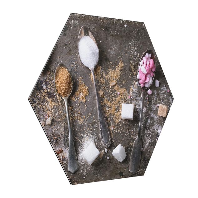 Spices wall art Vintage Spoon With Sugar