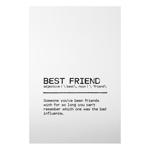 Framed quotes Definition Best Friend