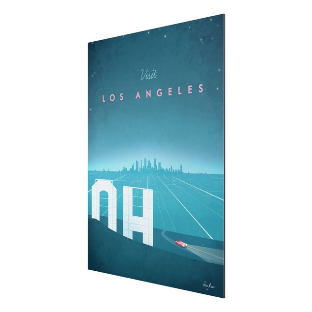 Vintage wall art Travel Poster - Los Angeles