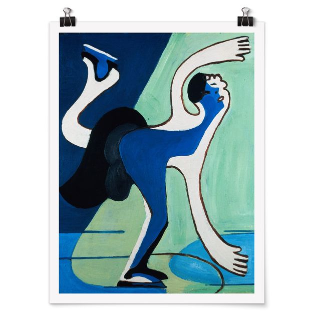 Posters art print Ernst Ludwig Kirchner - The Ice Skater