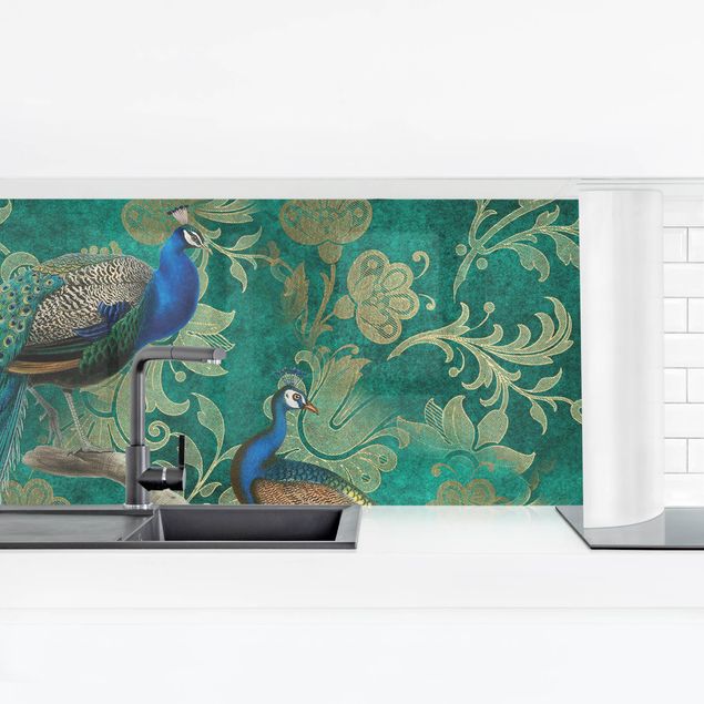 Andrea Haase Shabby Chic Collage - Noble Peacock II