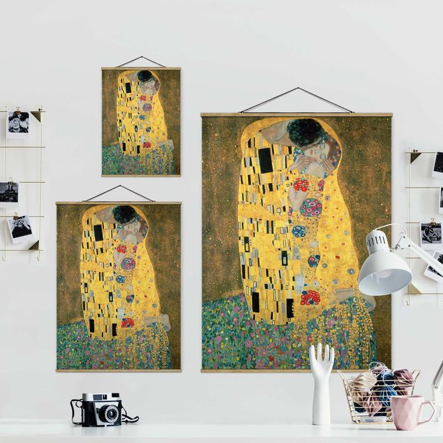 Love art print Gustav Klimt - The Kiss