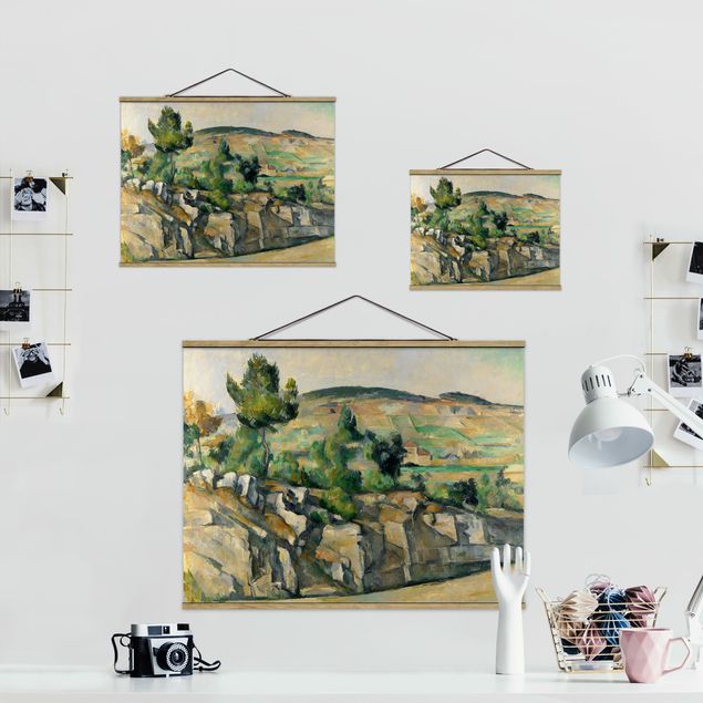 Art prints Paul Cézanne - Hillside In Provence