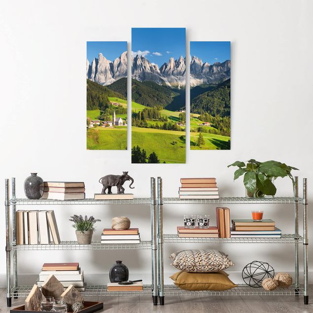 Prints landscape Odle In South Tyrol