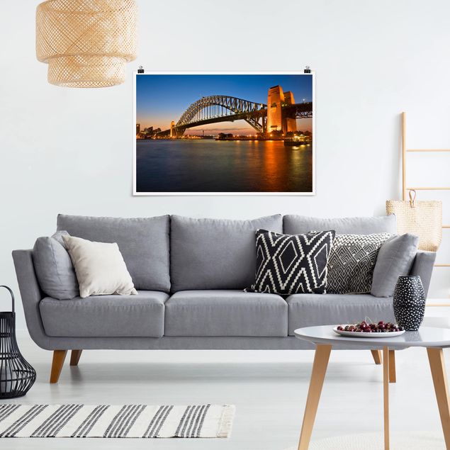 Wall art australia Harbor Bridge In Sydney