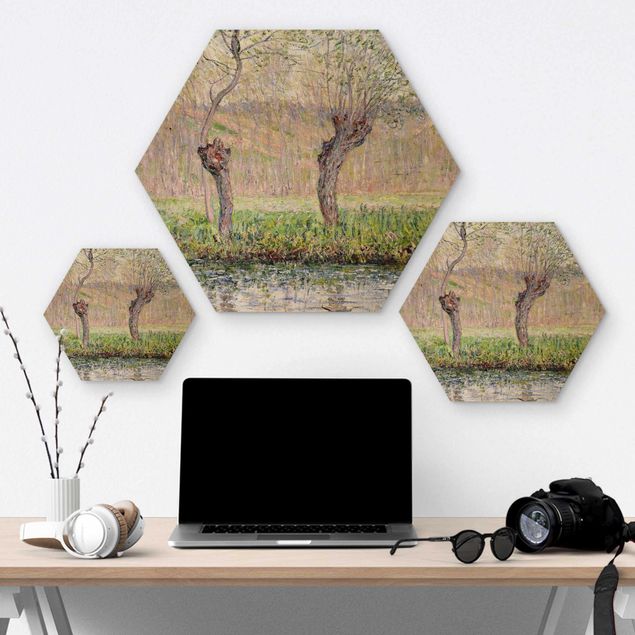 Art print Claude Monet - Willow Trees Spring