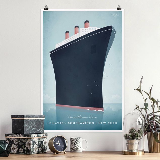 Kitchen Travel Poster - Cruise Ship