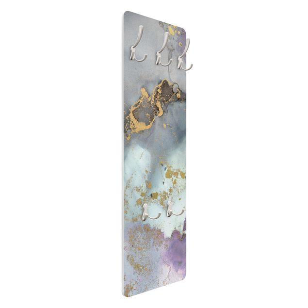 Coat rack modern - Colour Experiments Marble Rainbow Colours  And Gold
