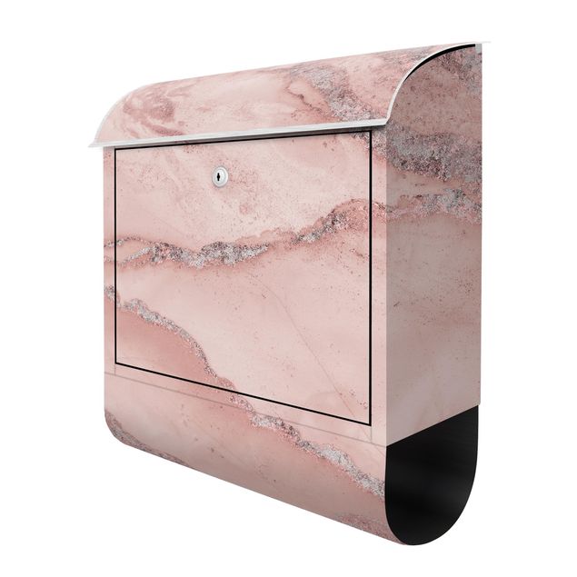 Mailbox Colour Experiments Marble Light Pink And Glitter