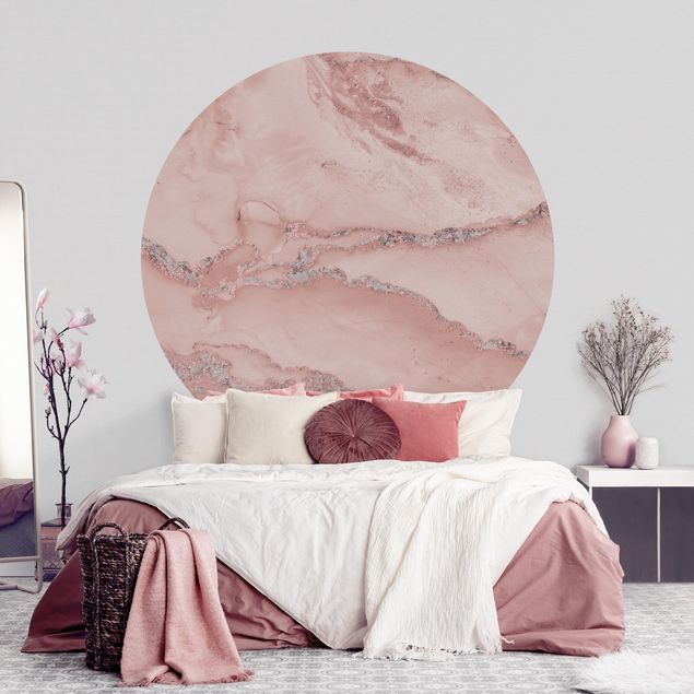 Wallpapers rose Colour Experiments Marble Light Pink And Glitter