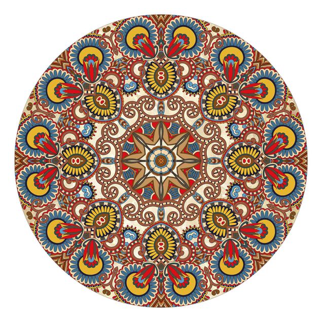 Wallpapers brown Coloured Mandala