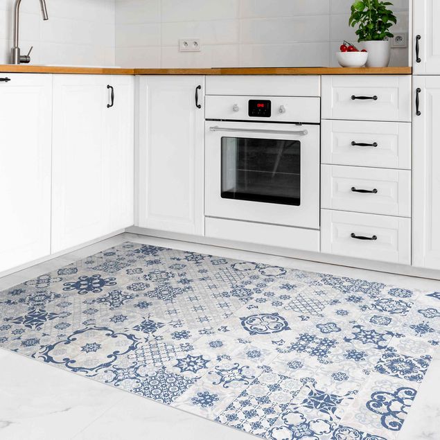 Kitchen Ceramic Tiles Agadir Blue