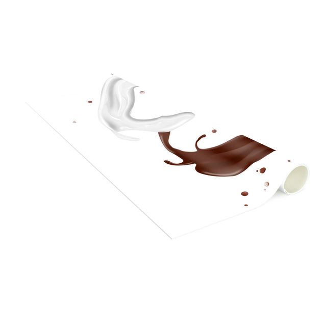 modern area rugs Chocolate Milk Heart