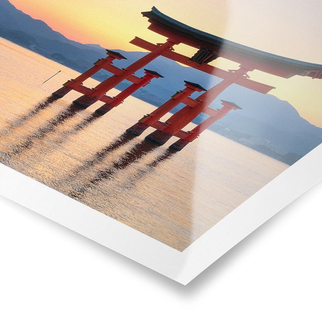 Posters landscape Torii At Itsukushima