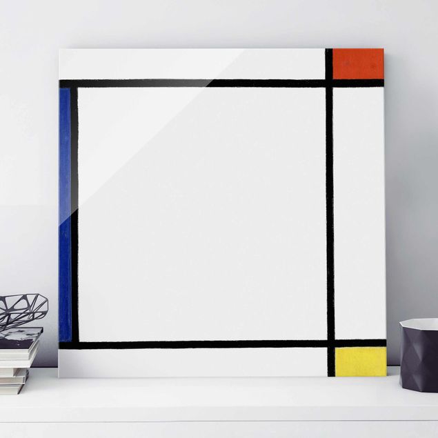Art styles Piet Mondrian - Composition III with Red, Yellow and Blue
