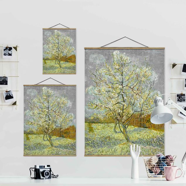 Landscape canvas prints Vincent van Gogh - Flowering Peach Tree