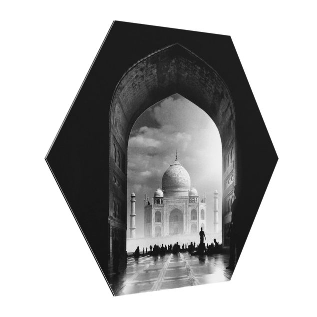 Prints black and white The Gateway To The Taj Mahal