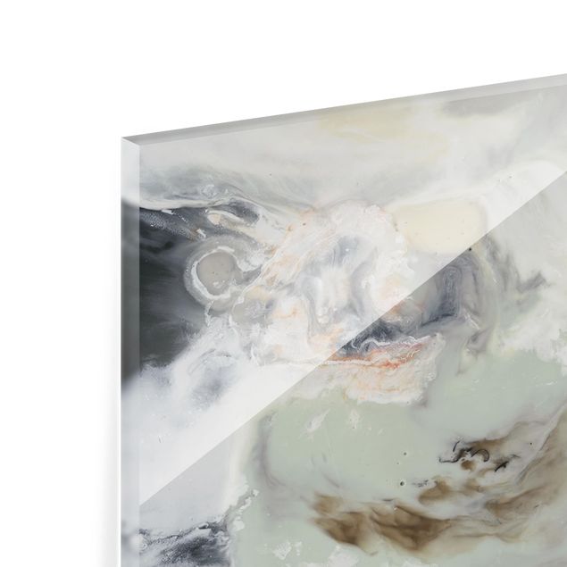 Glass Splashback - Tide With Flotsam IV - Landscape 1:2