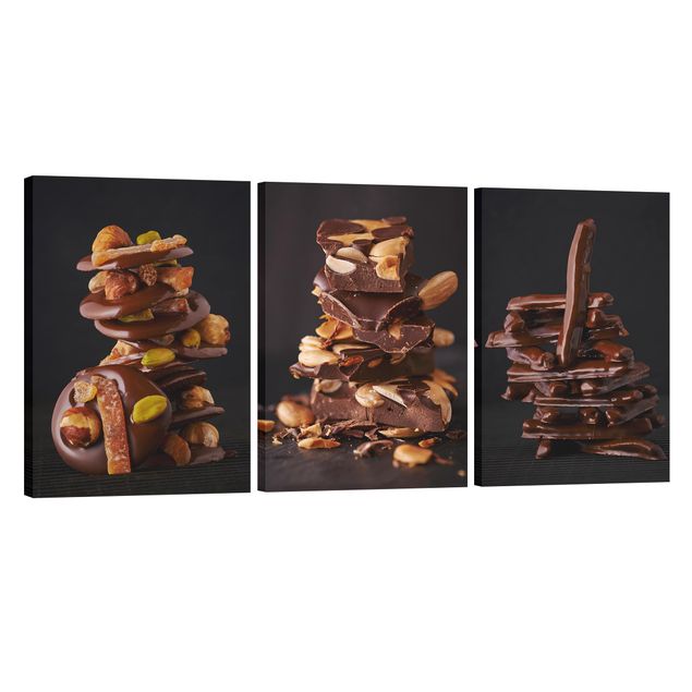Modern art prints A stack of chocolate