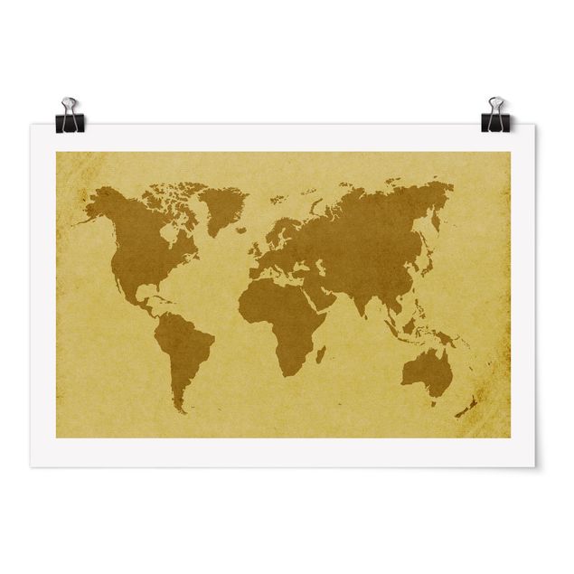 Printable world map Atlas
