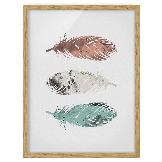 Feather prints Feathers Pastel