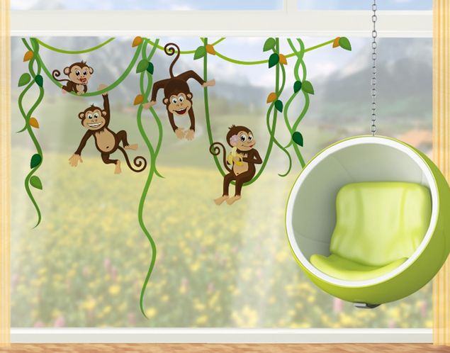Nursery decoration Monkey band