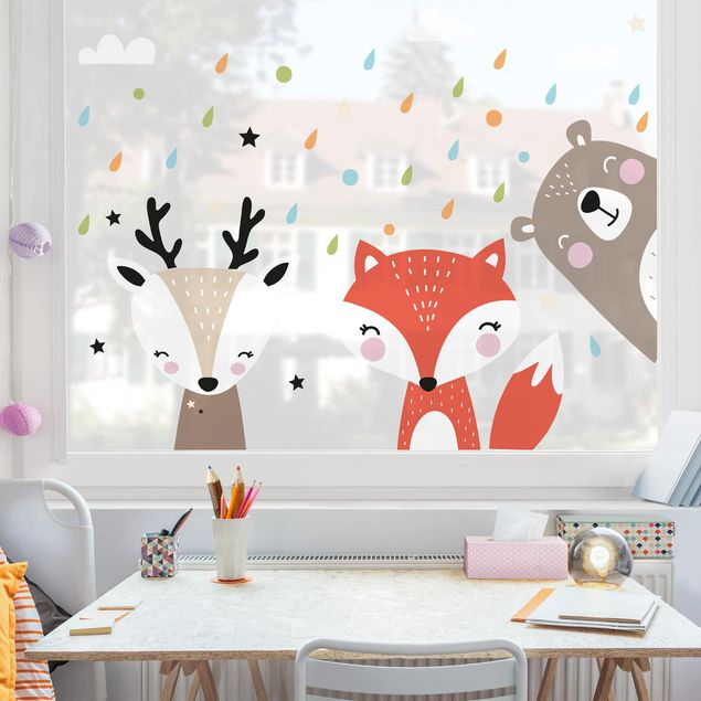 Kids room decor Sweet Forest Animals