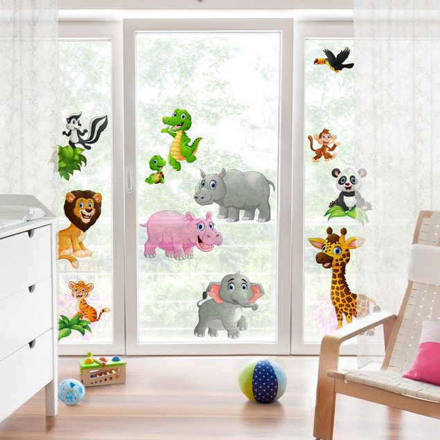 Window stickers animals Jungle Animals