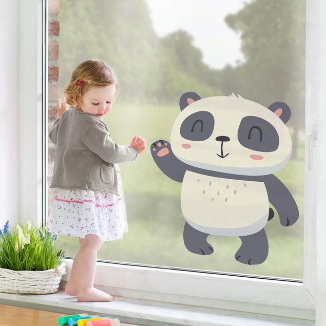 Nursery decoration Waving Panda