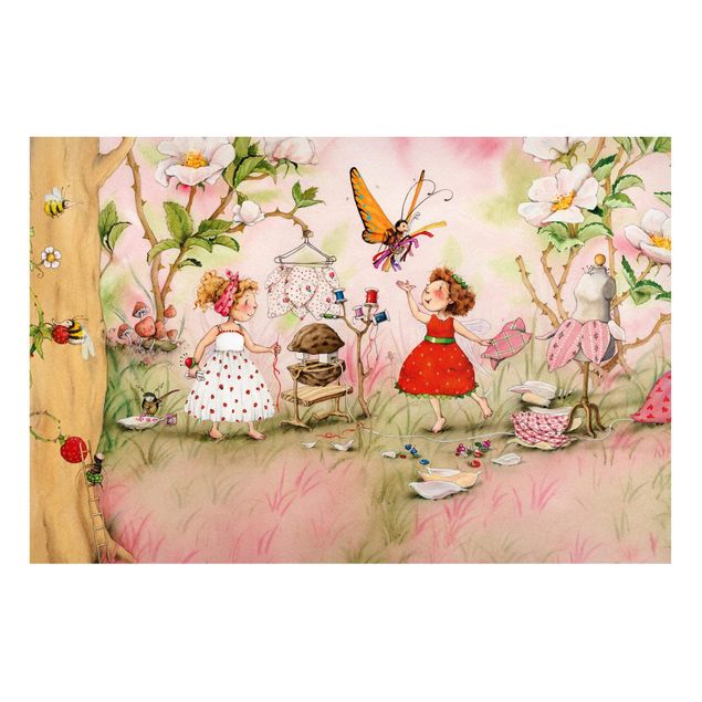 Window stickers animals Little Strawberry Strawberry Fairy - Tailor Room