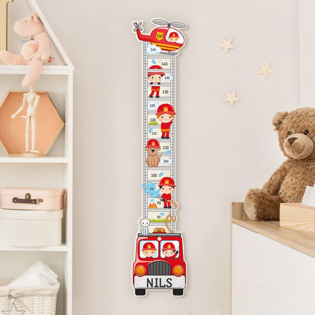 Nursery decoration Fire Brigade Set With Customised Name