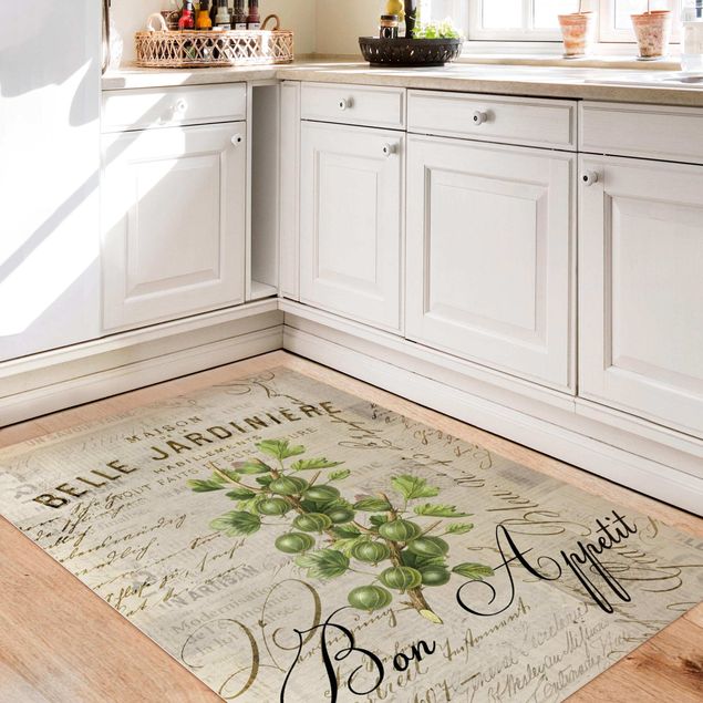 Balcony rugs Shabby Chic Collage - Gooseberry