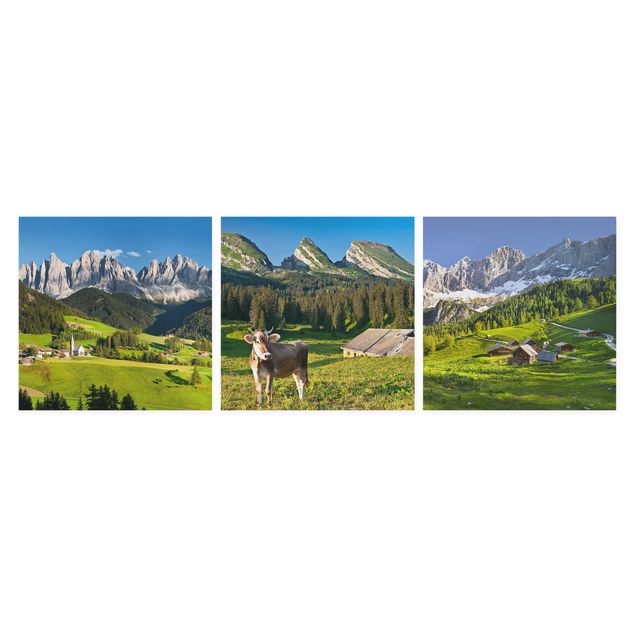 Prints modern Alpine Meadows