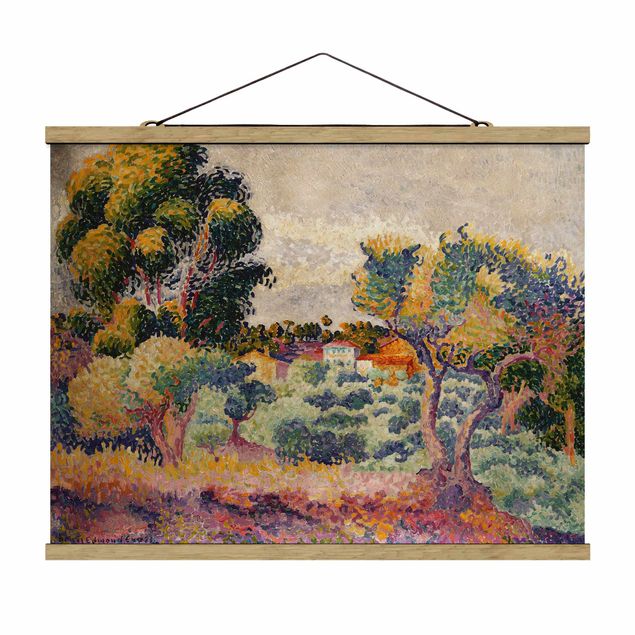 Art style Henri Edmond Cross - Eucalyptus And Olive Grove