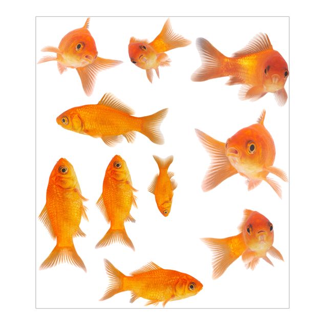 Window stickers animals Fish Set 10-parts