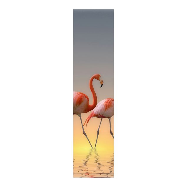 Panel curtains Flamingo Love