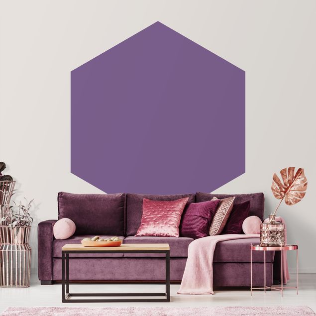 Hexagonal wallpapers Lilac